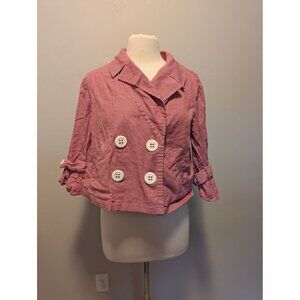 Versatilite Cotton Women’s Jacket Red White Large Academia